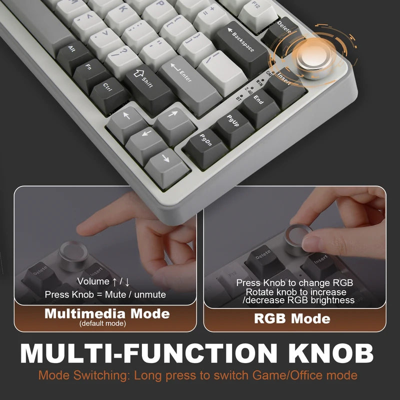 YUNZII B75 PRO Mechanical Keyboard - Keebookeys