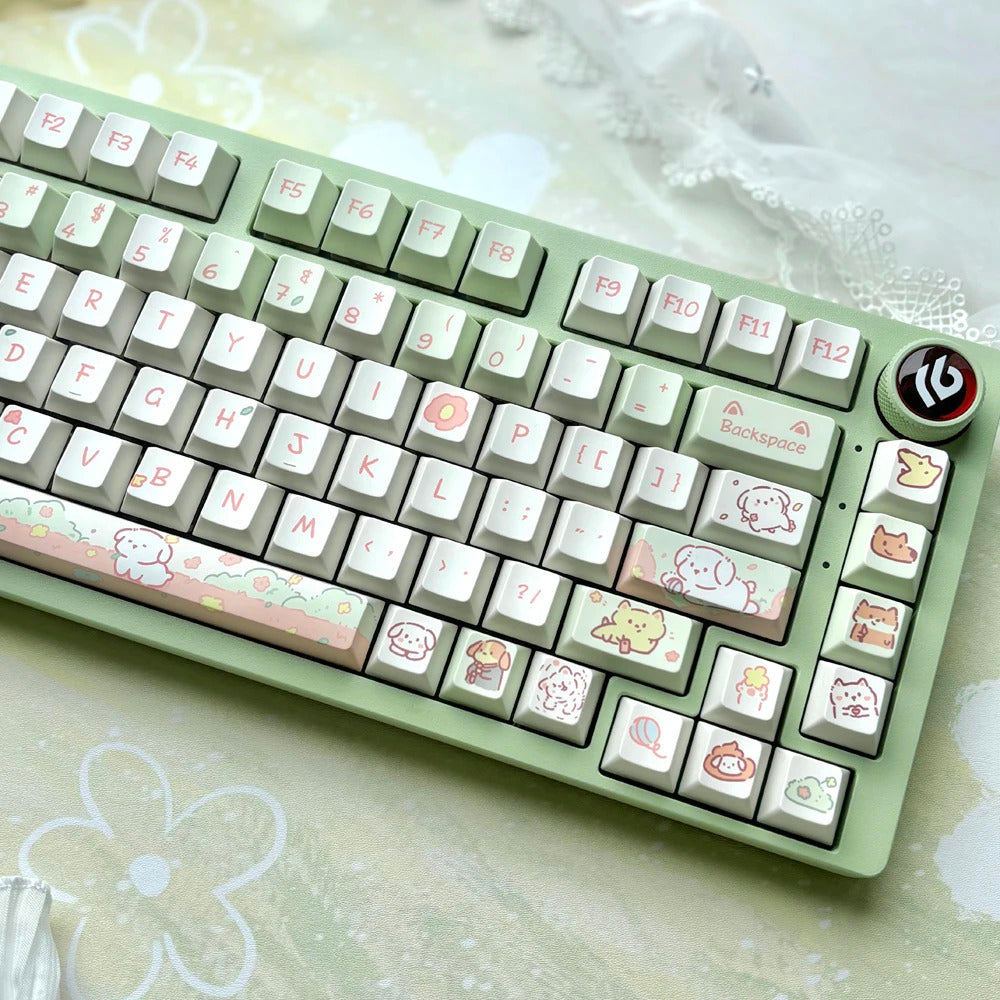 95 Keys Cherry Profile Sweet Zoo Series II PBT Keycaps - Keebookeys