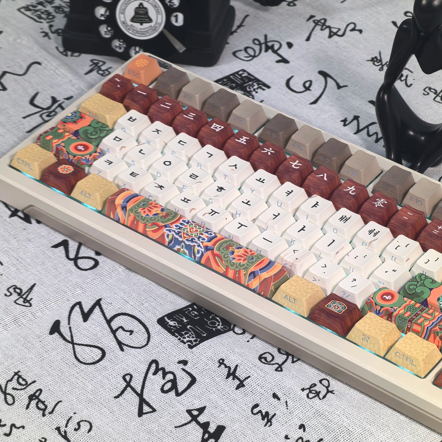 Chinese Ancient Architecture Theme Keycap - Keebookeys