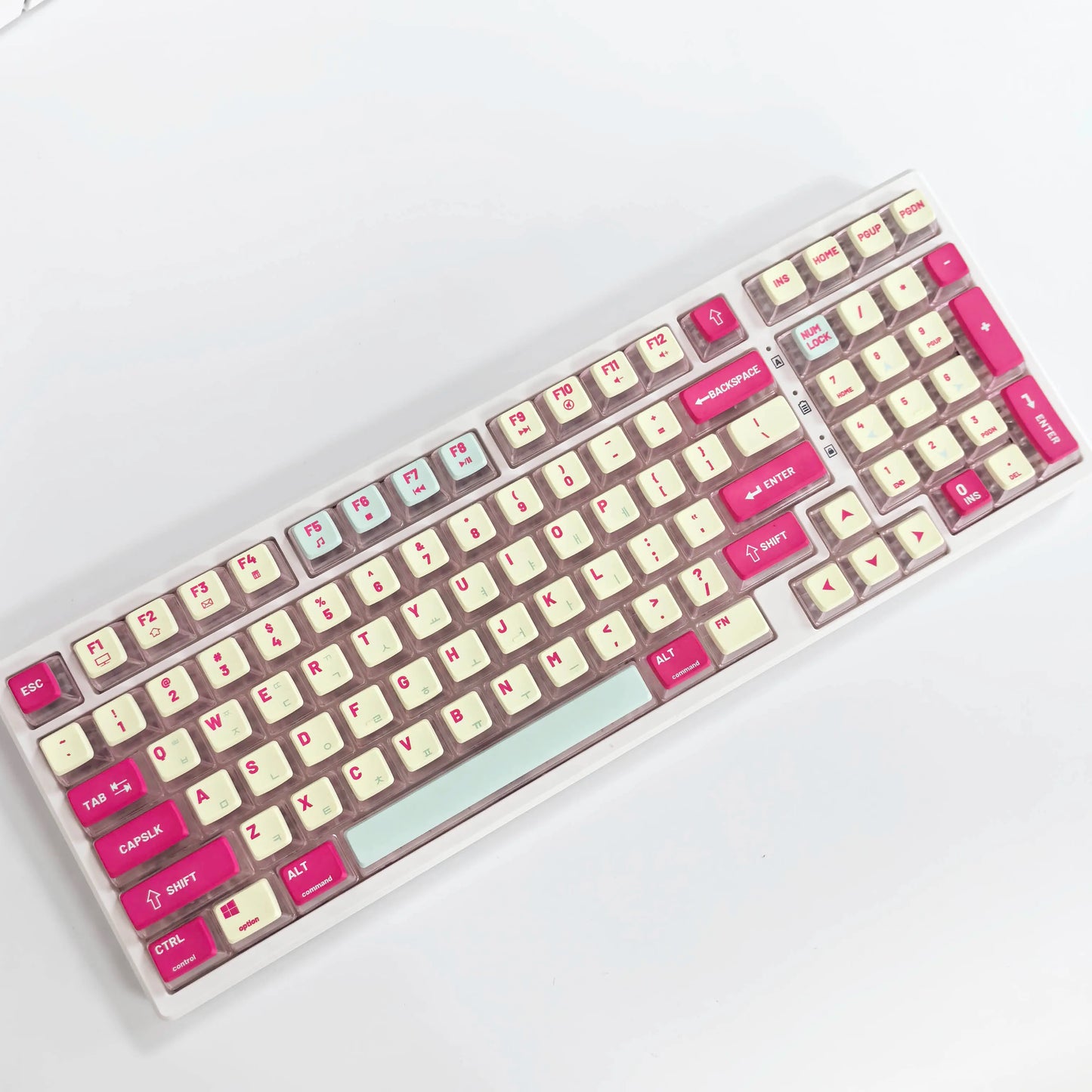 116 Keys ASA Profile Retro Style Pudding Keycaps - Keebookeys