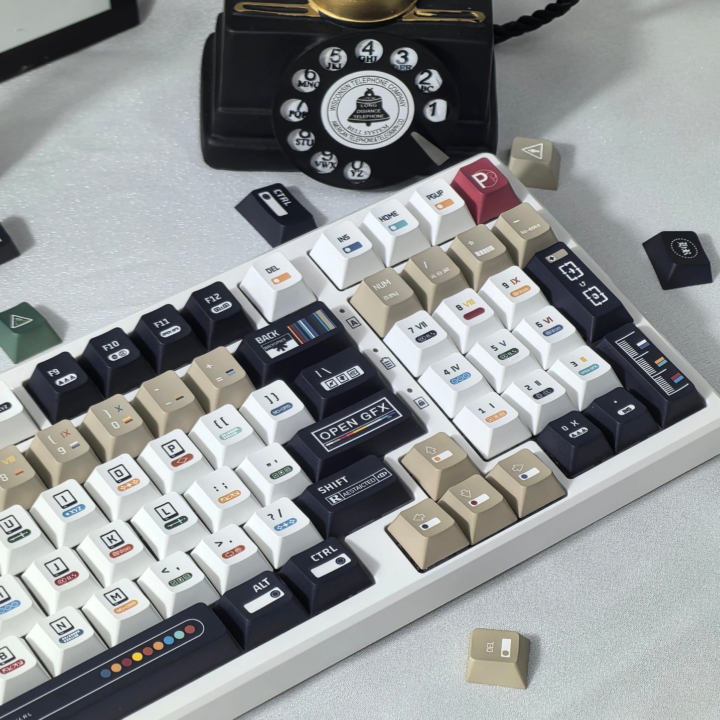 135 Keys Cherry Profile Maximalism Theme PBT Keycap Set - Keebookeys