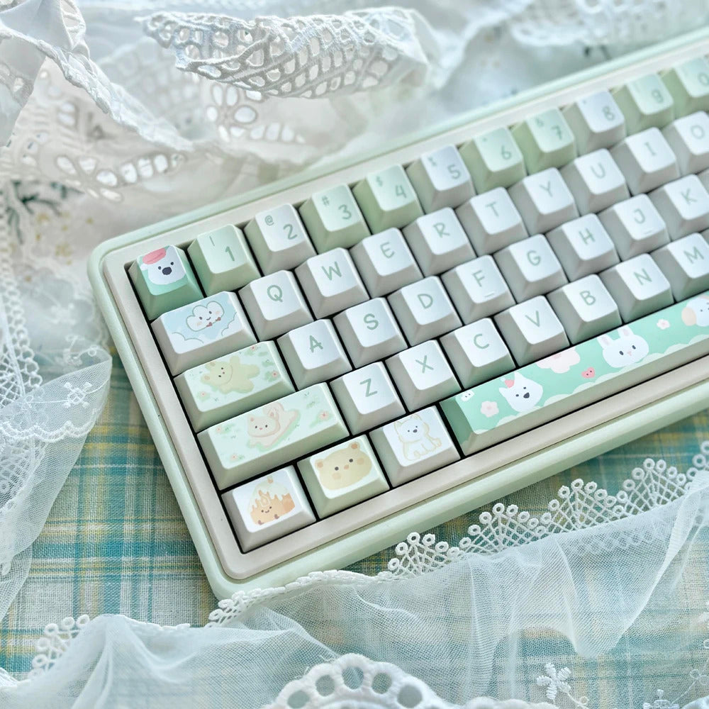 95 Keys Cherry Profile Sweet Zoo Series II PBT Keycaps - Keebookeys