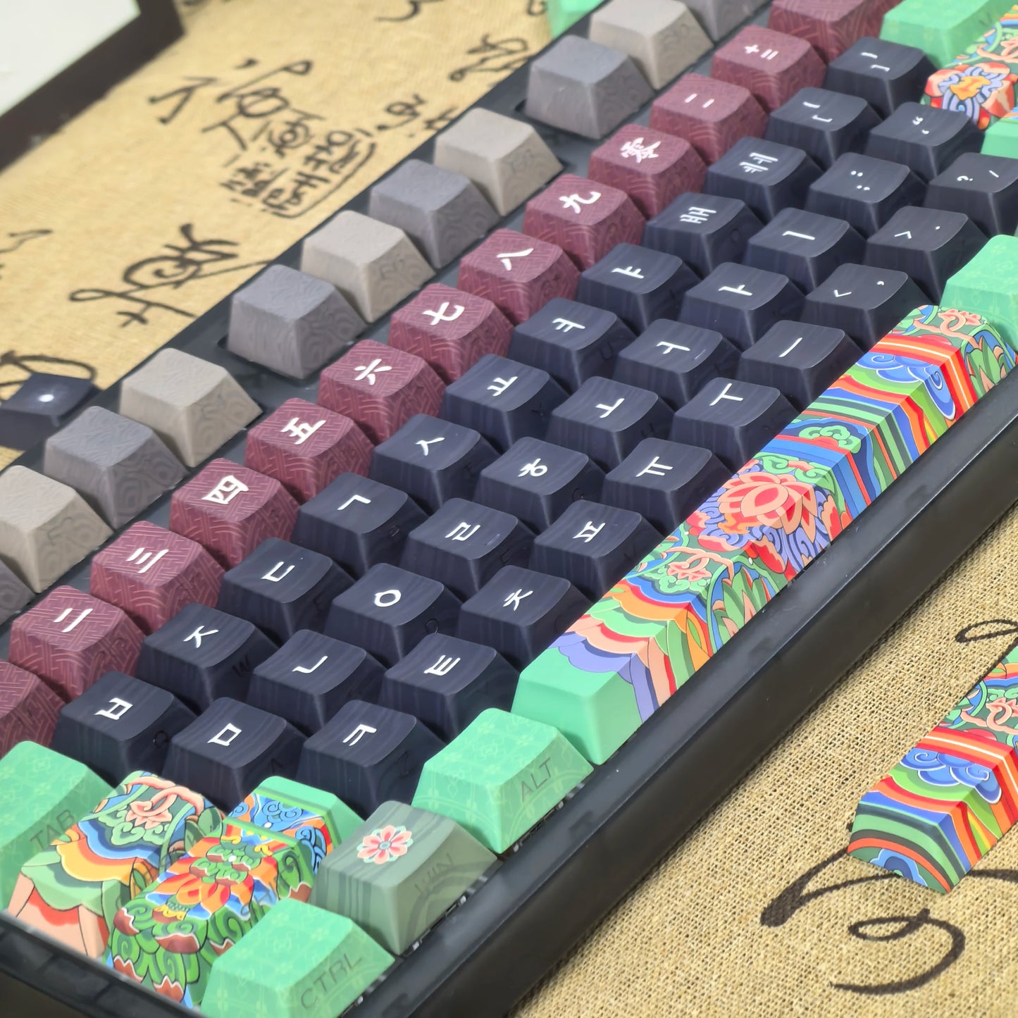 Chinese Ancient Architecture Theme Keycap - Keebookeys