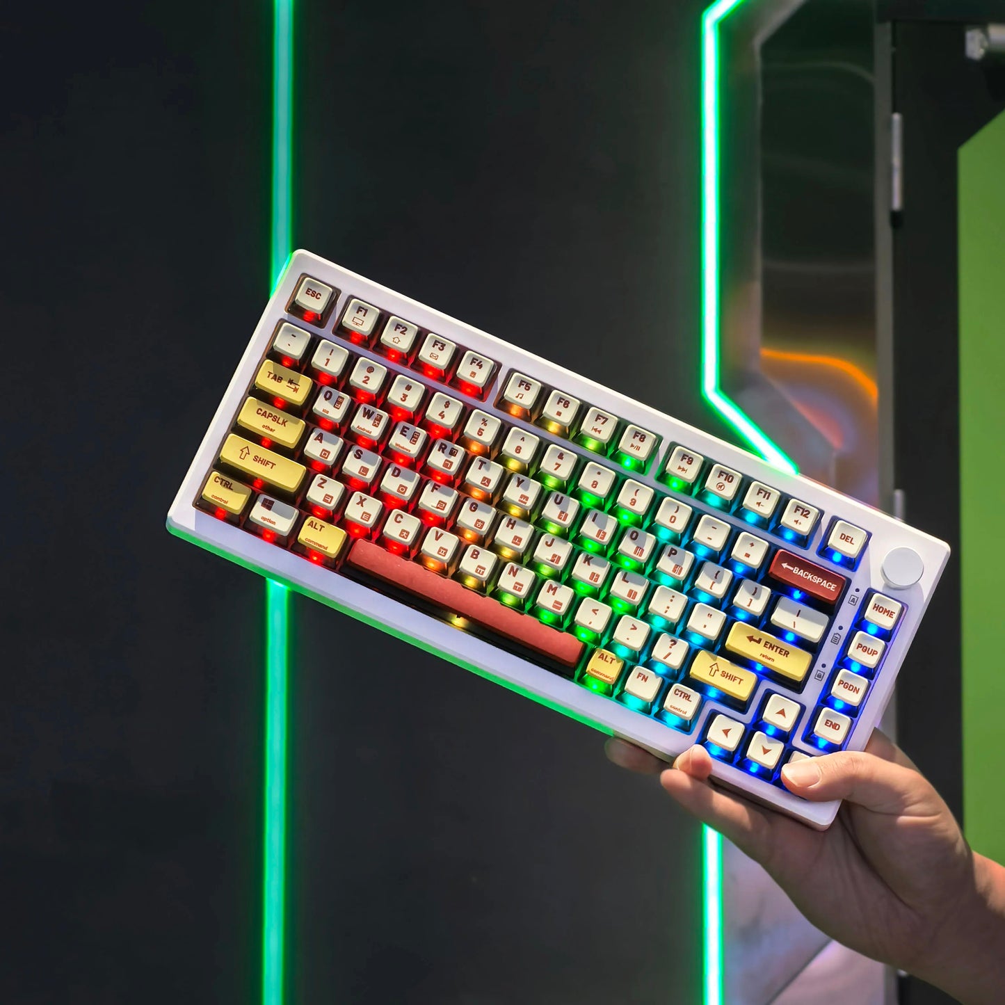 116 Keys ASA Profile Retro Style Pudding Keycaps - Keebookeys
