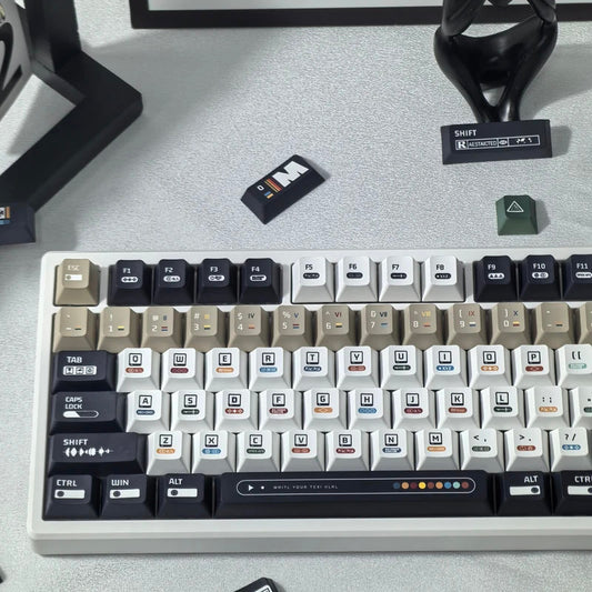 135 Keys Cherry Profile Maximalism Theme PBT Keycap Set - Keebookeys