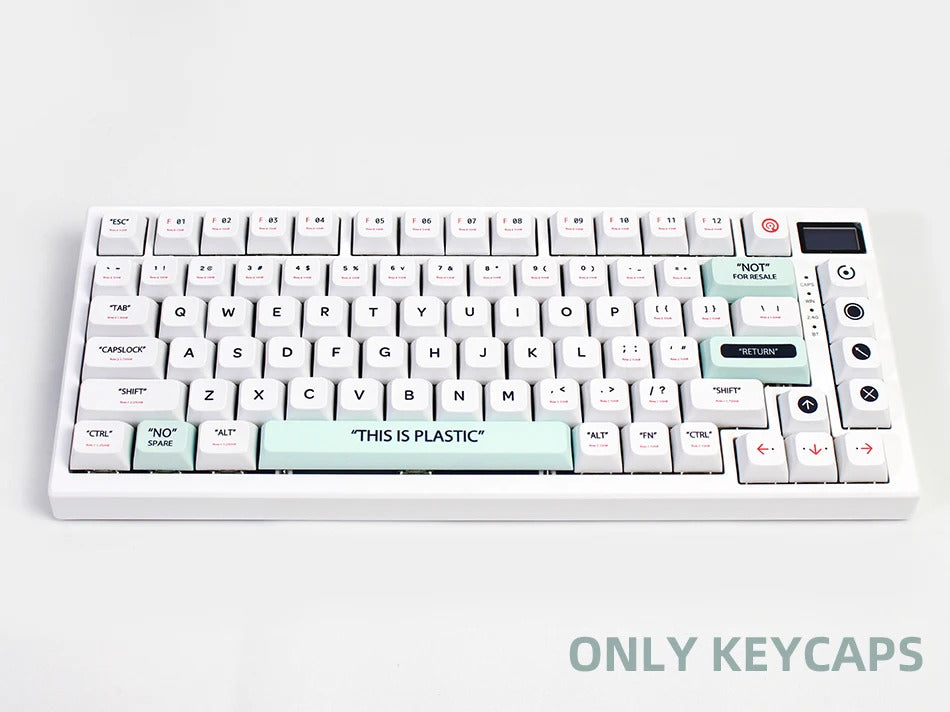 141 Keys XDA Profile Plastic Theme PBT Keycaps - Keebookeys