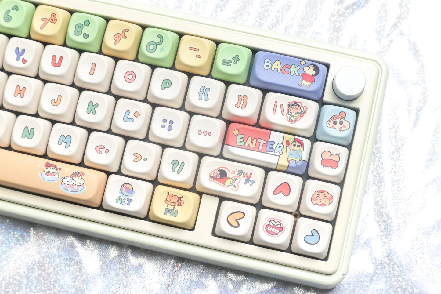 MOG/MOA Profile Crayon Kid Theme Keycaps - Keebookeys