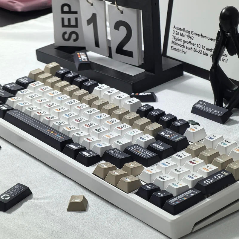 135 Keys Cherry Profile Maximalism Theme PBT Keycap Set - Keebookeys
