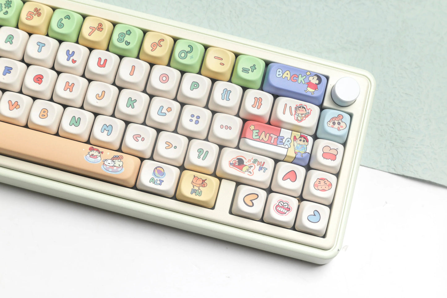 MOG/MOA Profile Crayon Kid Theme Keycaps - Keebookeys