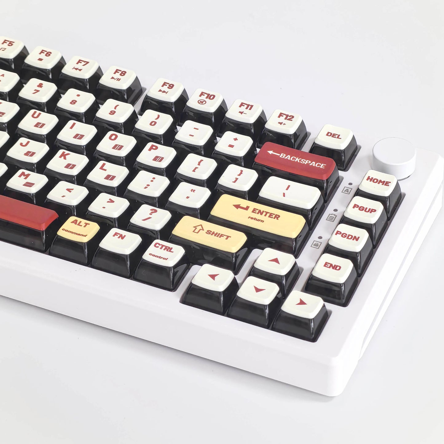 116 Keys ASA Profile Retro Style Pudding Keycaps - Keebookeys