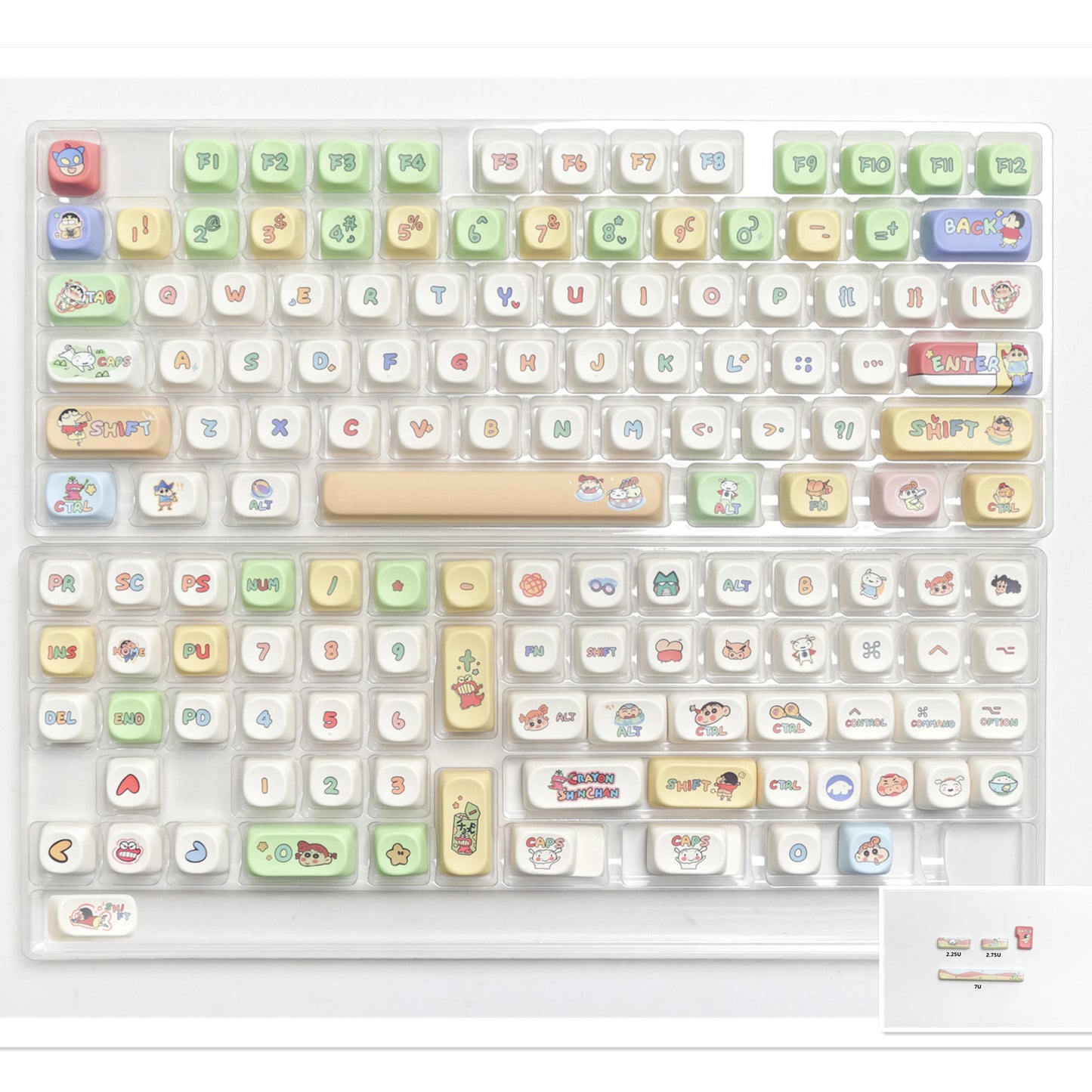 MOG/MOA Profile Crayon Kid Theme Keycaps - Keebookeys