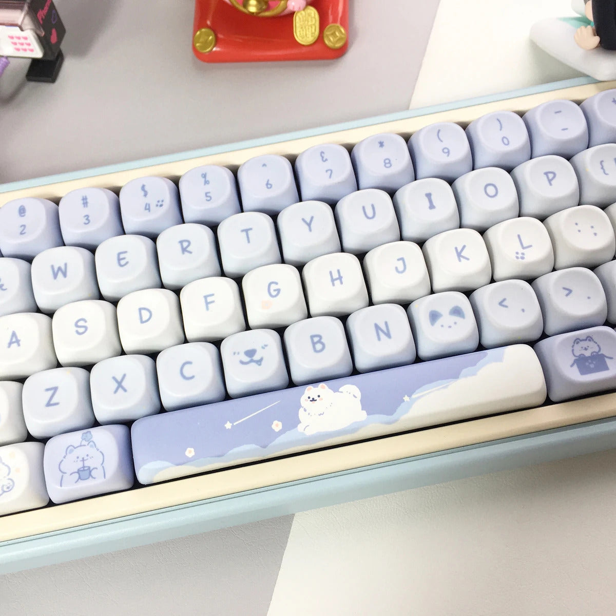 95 Keys Sweet Zoo Series MOA Profile PBT Keycaps - Keebookeys
