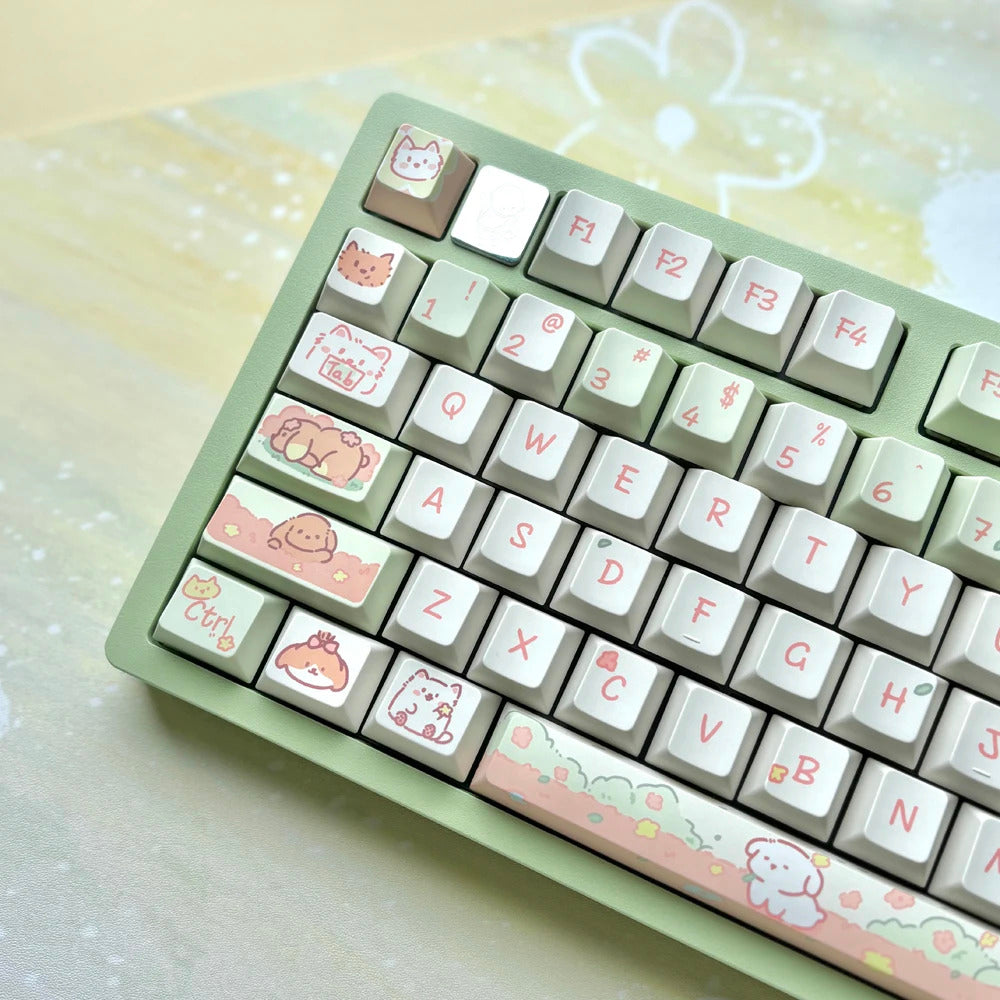 95 Keys Cherry Profile Sweet Zoo Series II PBT Keycaps - Keebookeys
