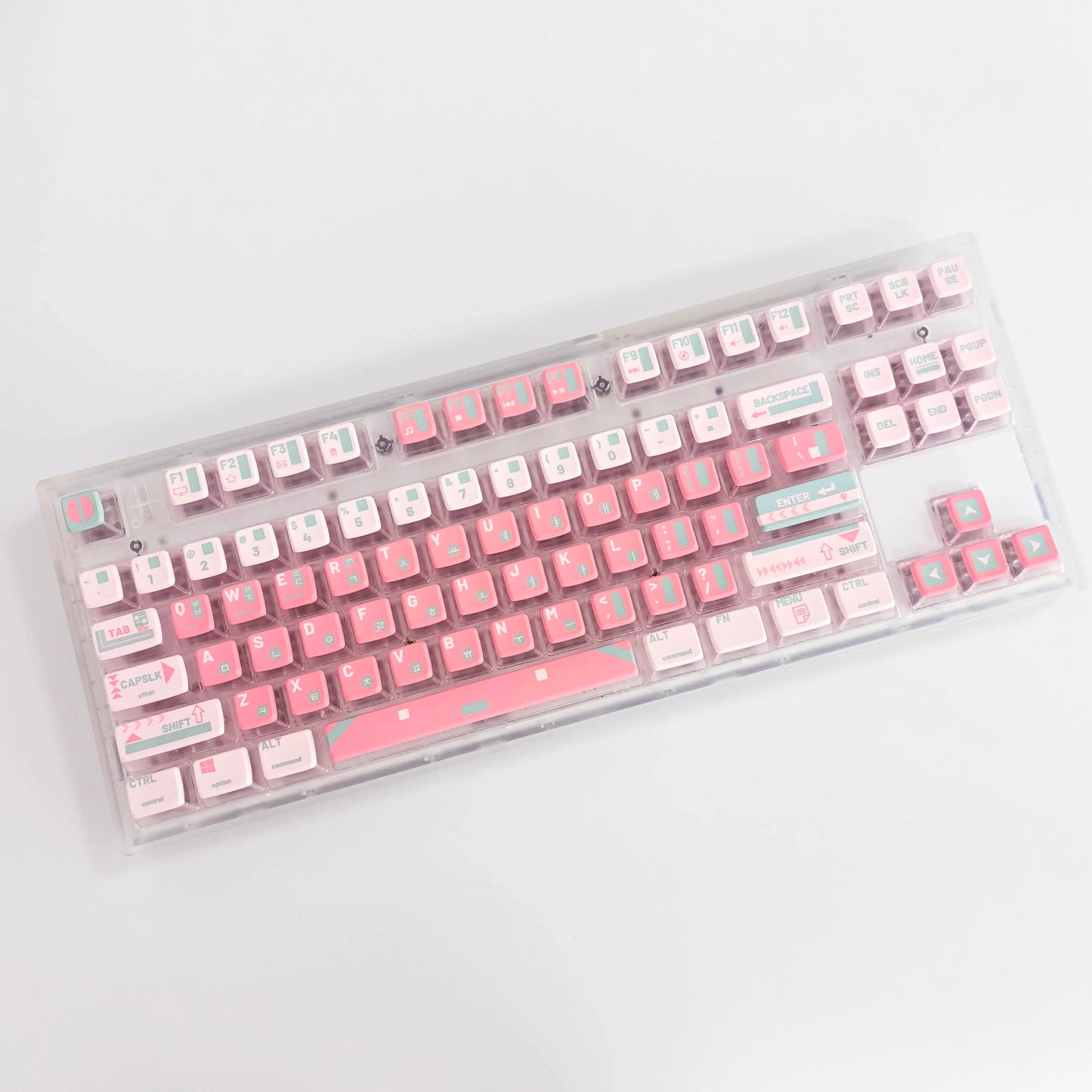 116 Keys ASA Profile Retro Style Pudding Keycaps - Keebookeys
