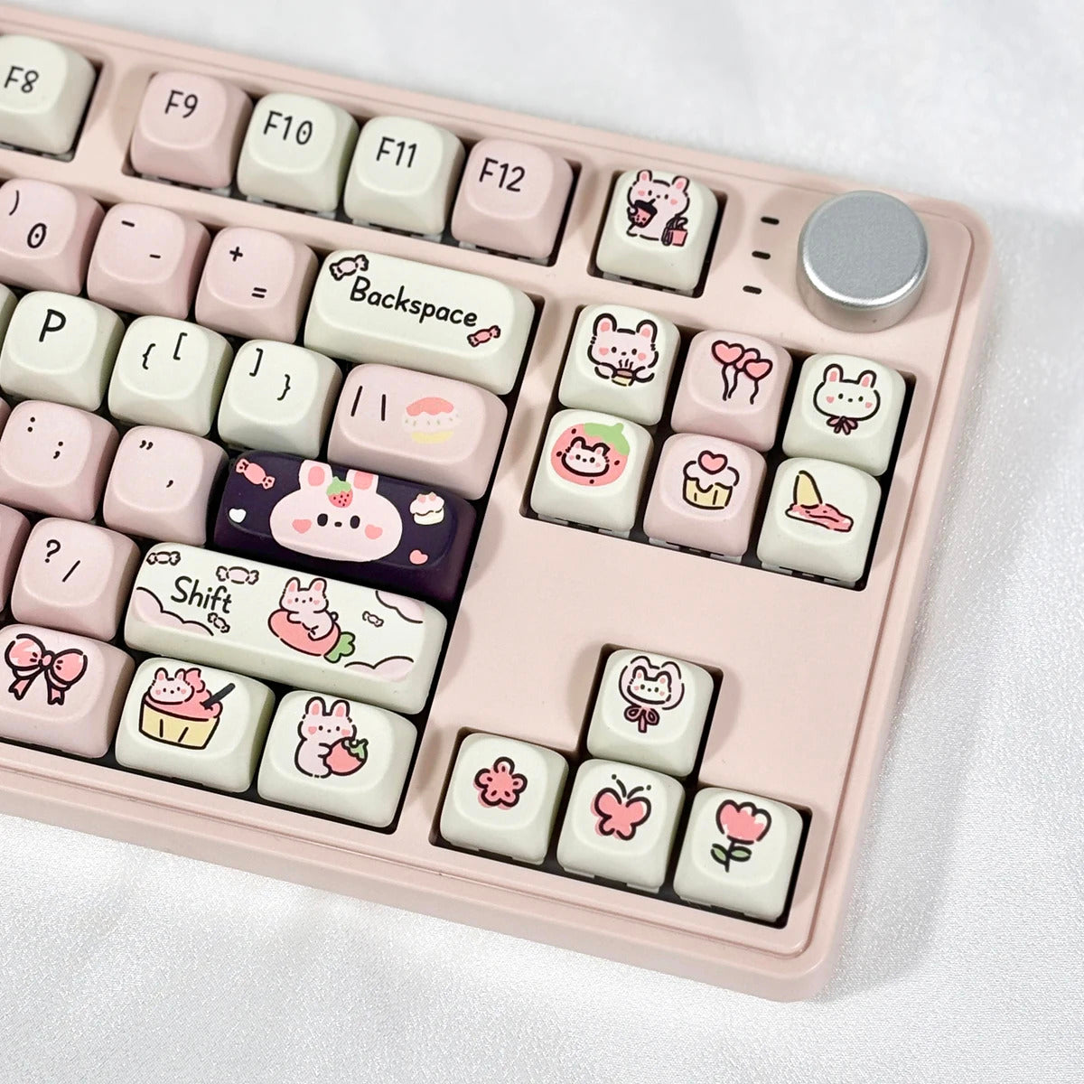 95 Keys Sweet Zoo Series MOA Profile PBT Keycaps - Keebookeys