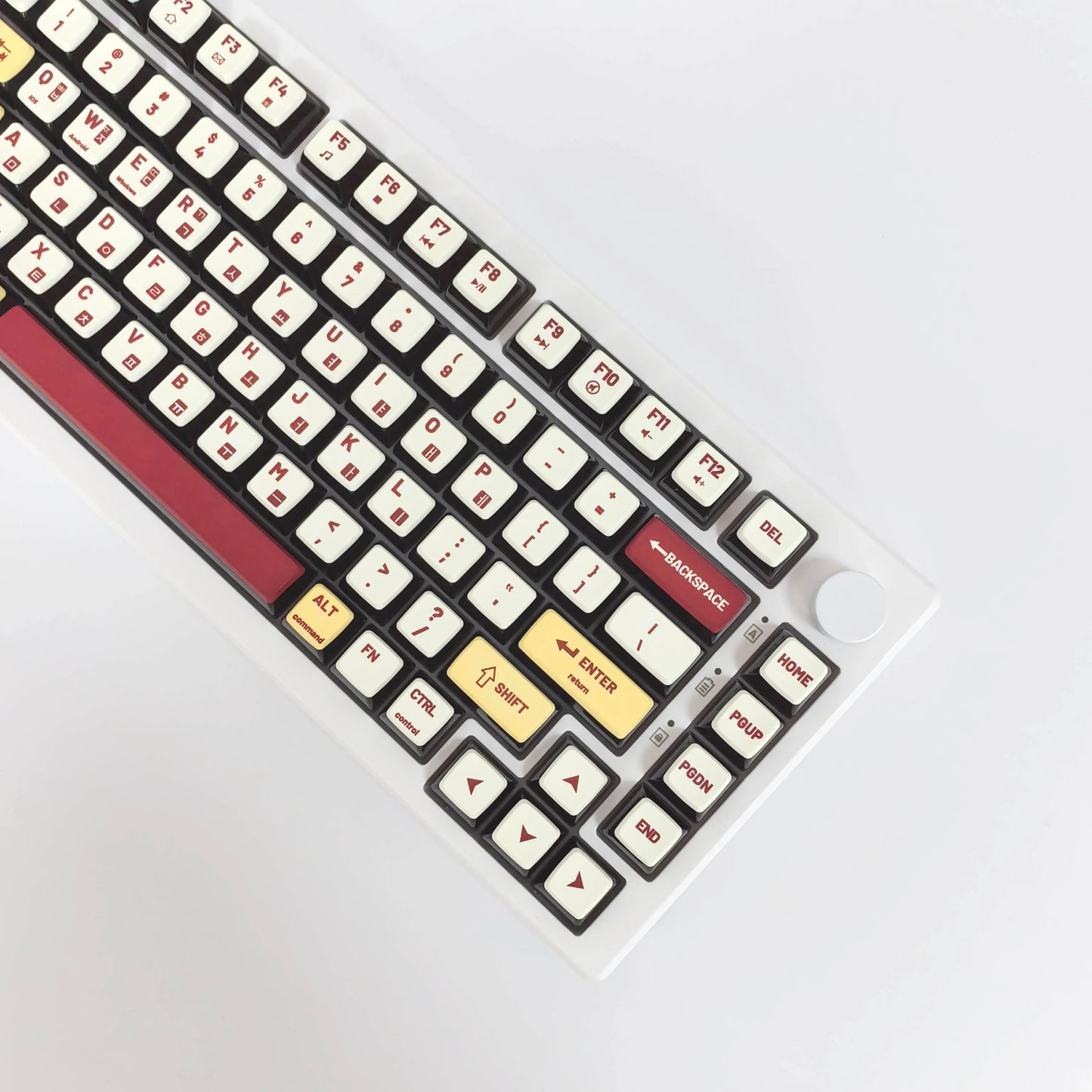 116 Keys ASA Profile Retro Style Pudding Keycaps - Keebookeys