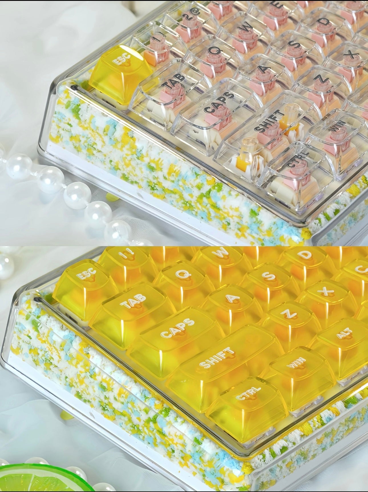 Preserved Flowers Spring Keycaps Keyboard Limited Edition - Keebookeys