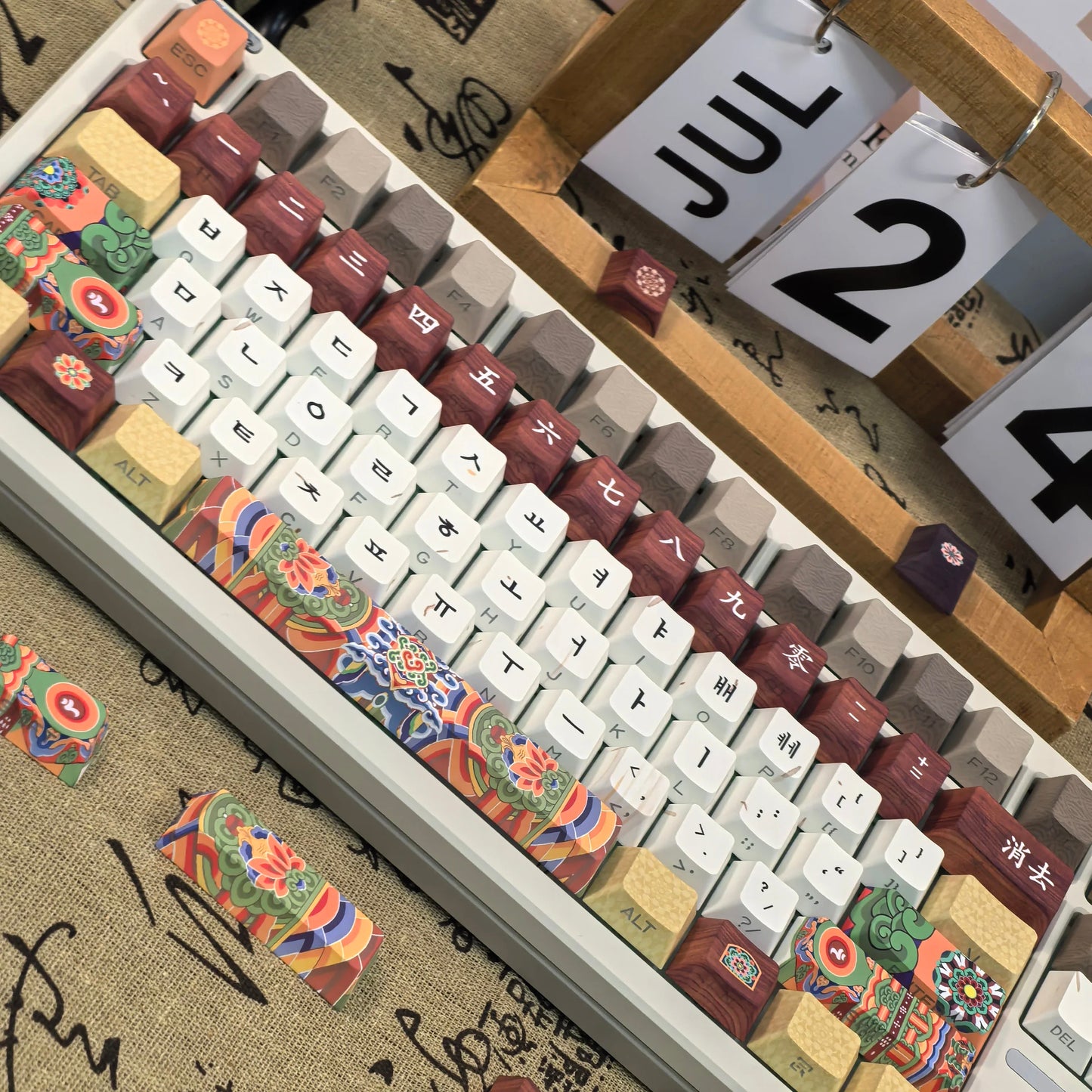 Chinese Ancient Architecture Theme Keycap - Keebookeys