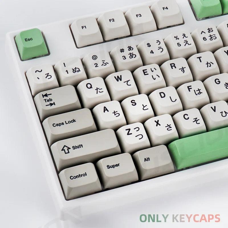 138 Keys Retro Cherry Profile Keycaps - Keebookeys