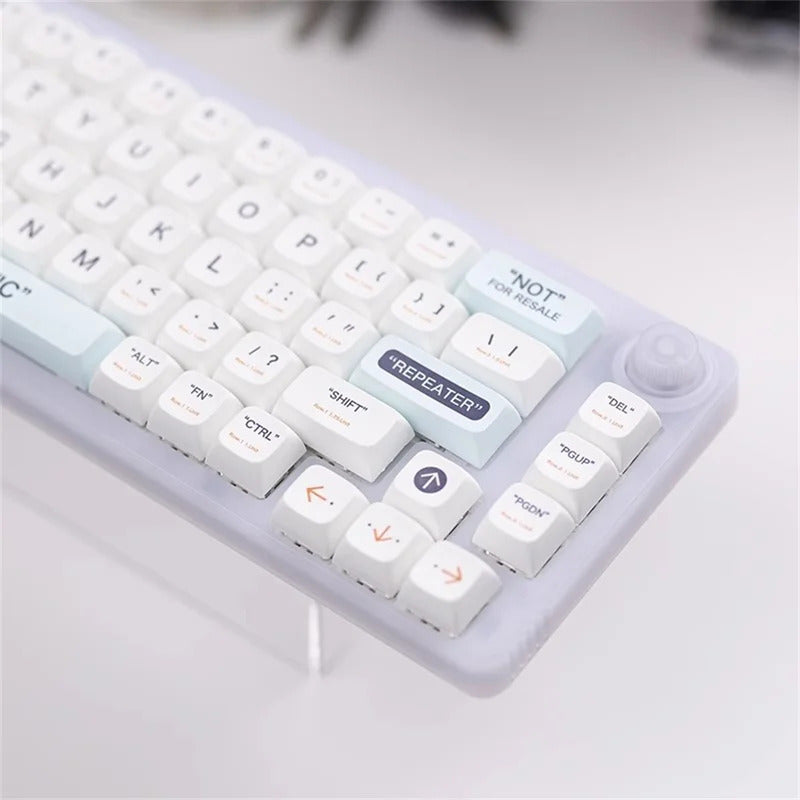 141 Keys XDA Profile Plastic Theme PBT Keycaps - Keebookeys