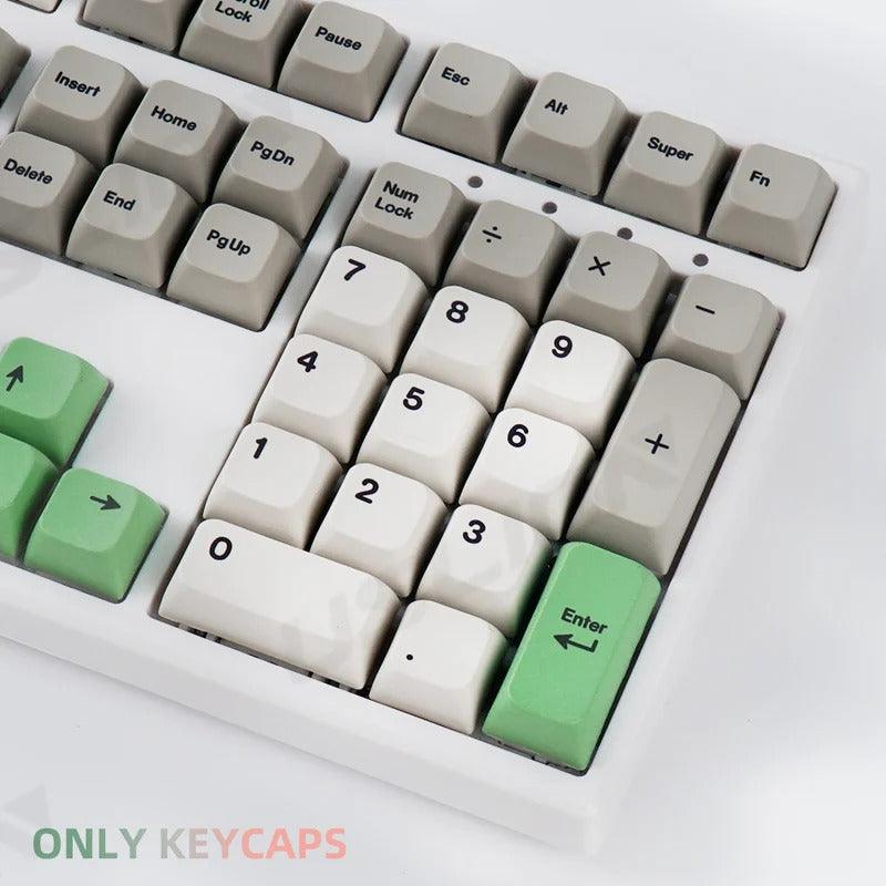 138 Keys Retro Cherry Profile Keycaps - Keebookeys