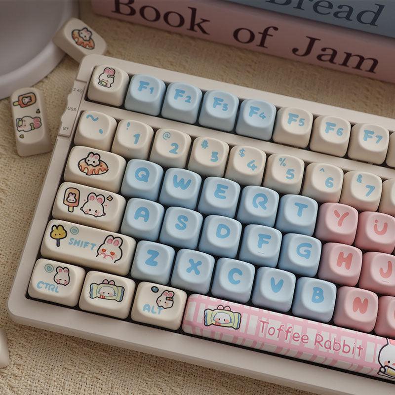 MOA Profile Milk Candy Bunny Keycaps - Keebookeys