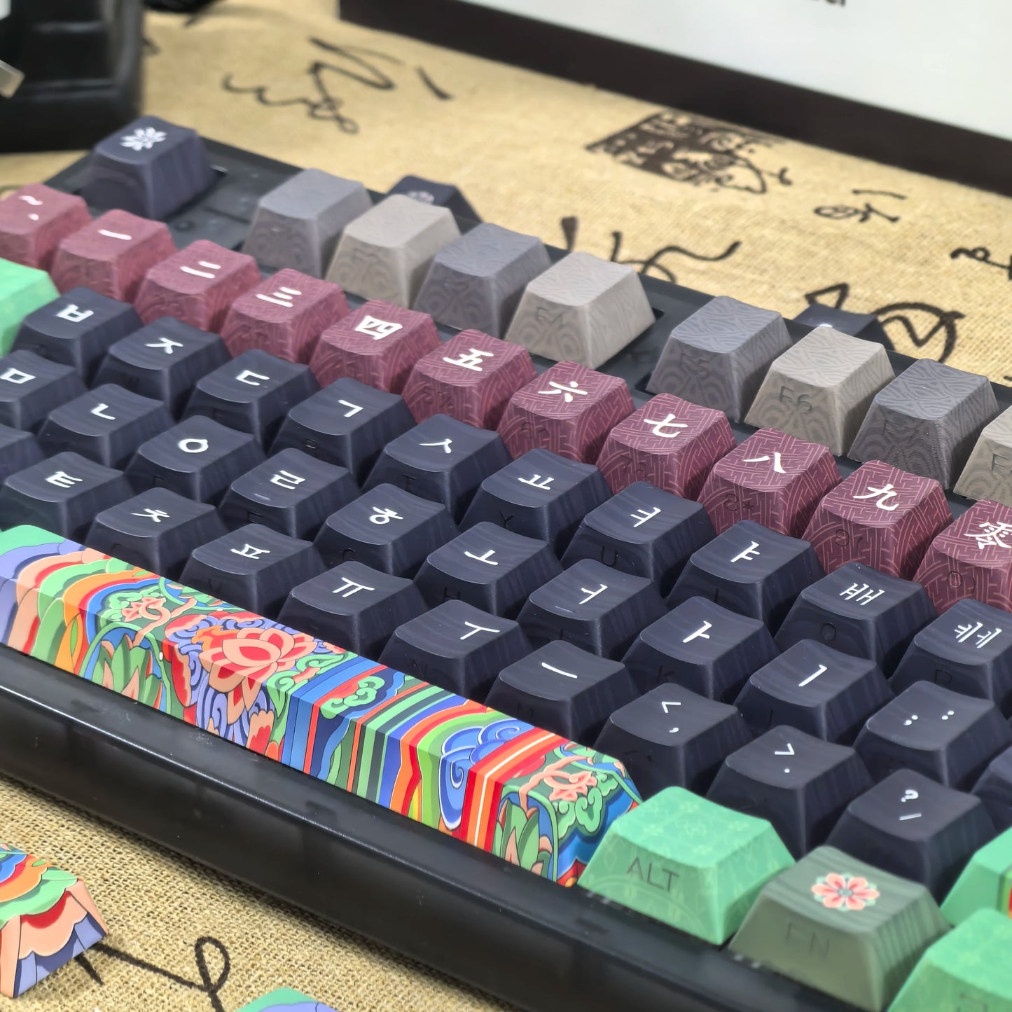 Chinese Ancient Architecture Theme Keycap - Keebookeys