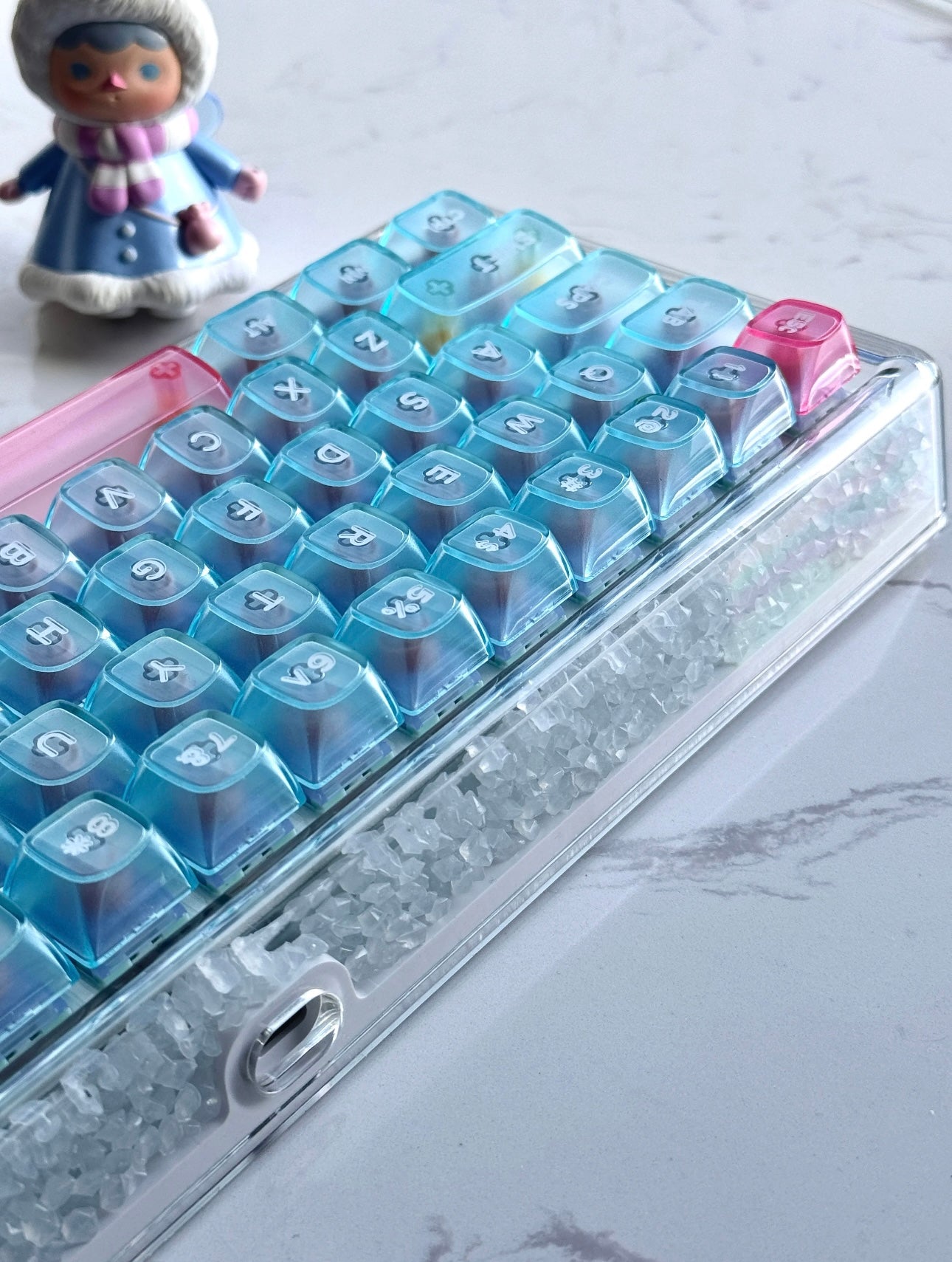 Luminous Glow Stone Keyboard/Base 68 - Keebookeys