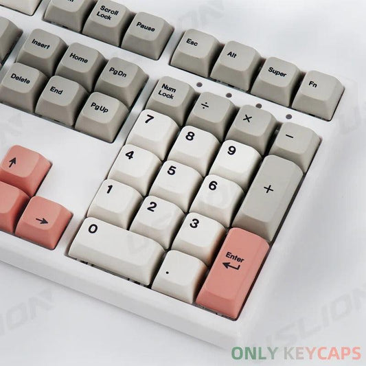 138 Keys Retro Cherry Profile Keycaps - Keebookeys