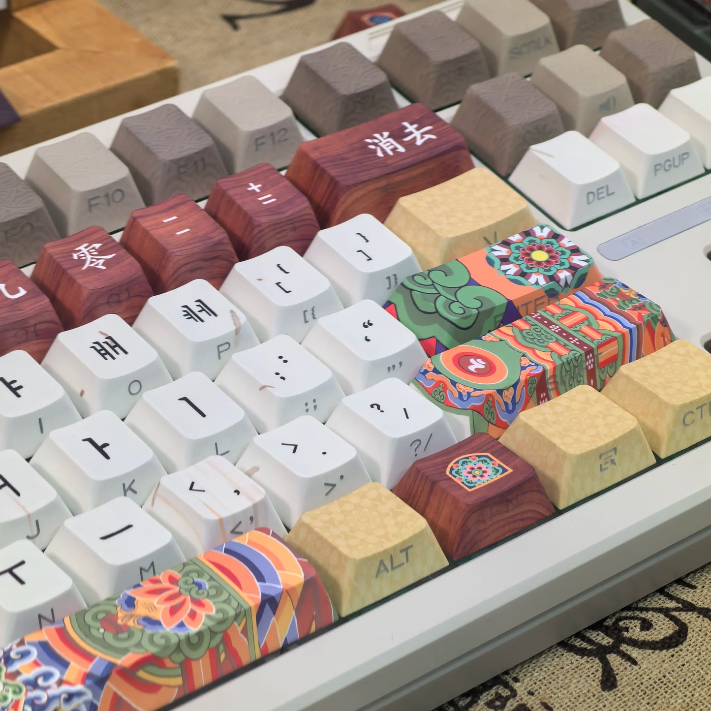 Chinese Ancient Architecture Theme Keycap - Keebookeys