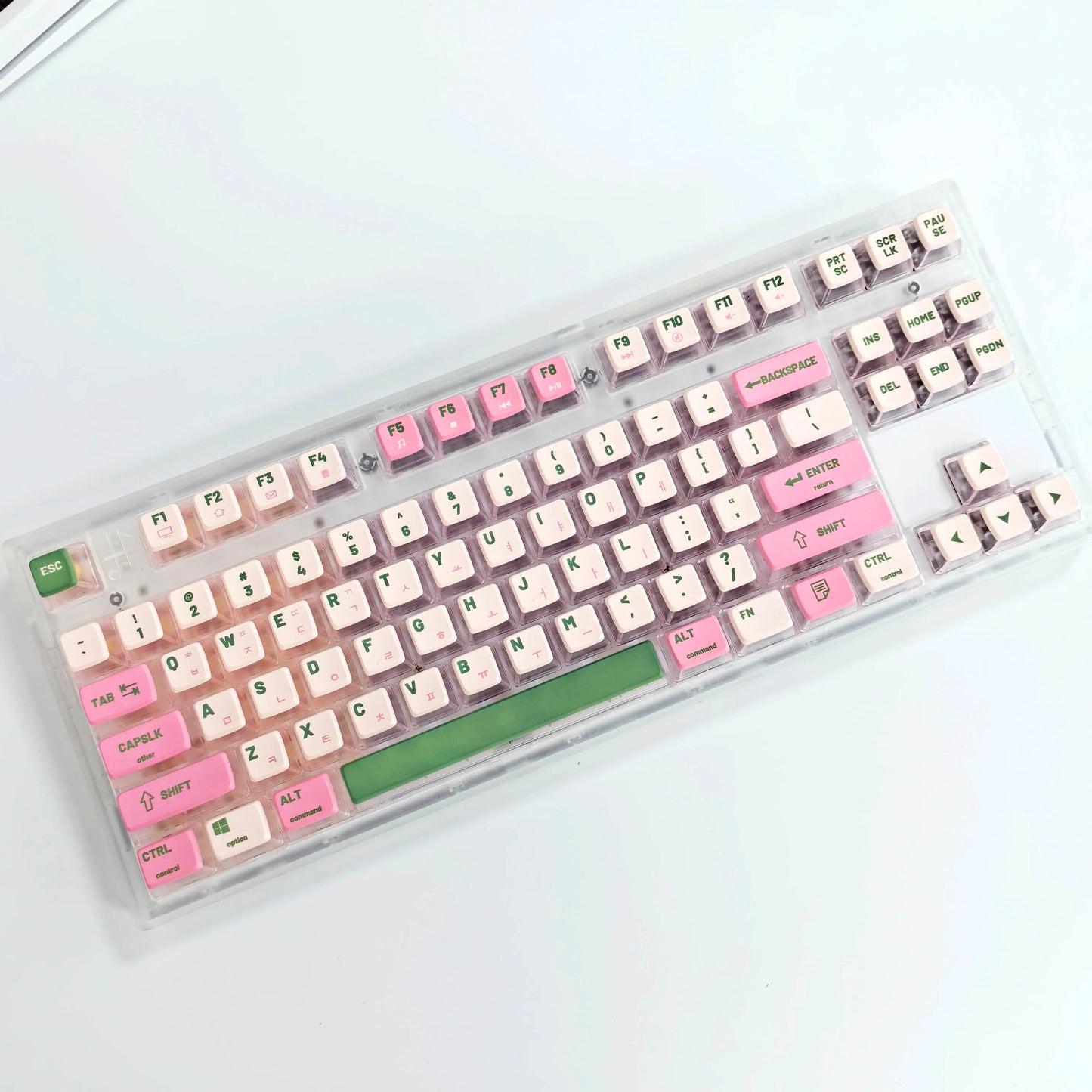 116 Keys ASA Profile Retro Style Pudding Keycaps - Keebookeys