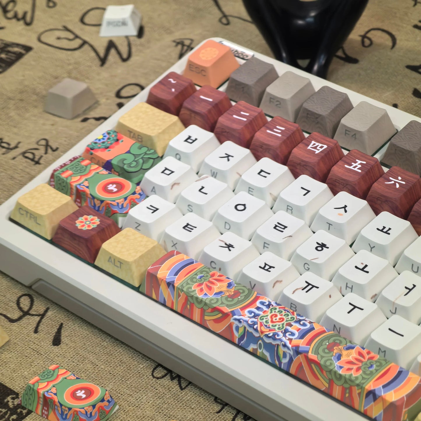 Chinese Ancient Architecture Theme Keycap - Keebookeys