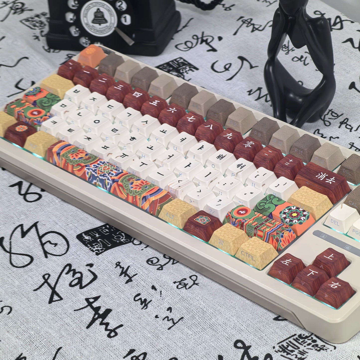 Chinese Ancient Architecture Theme Keycap - Keebookeys