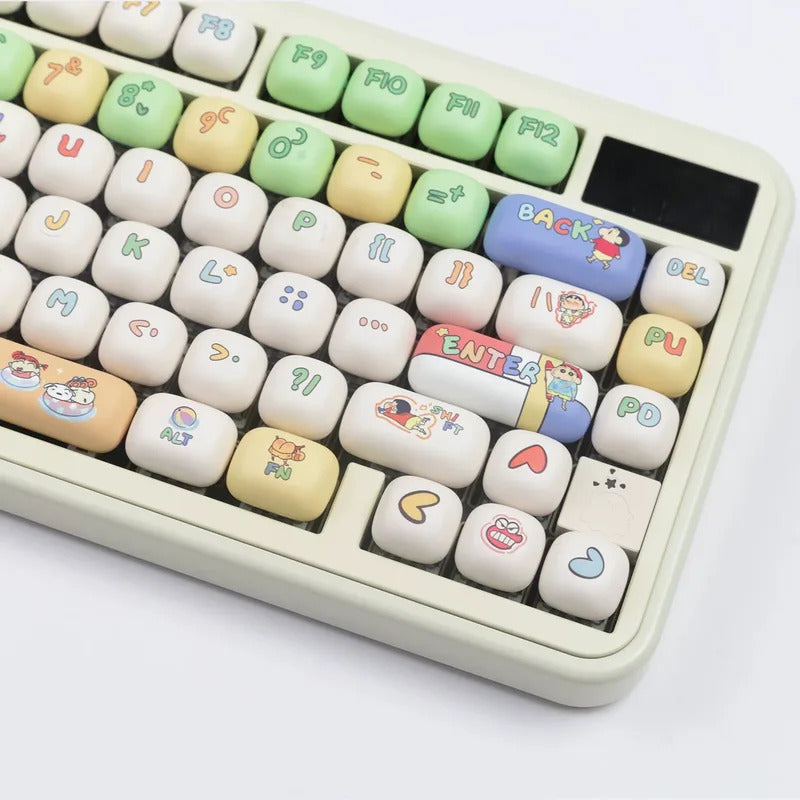 MOG/MOA Profile Crayon Kid Theme Keycaps - Keebookeys