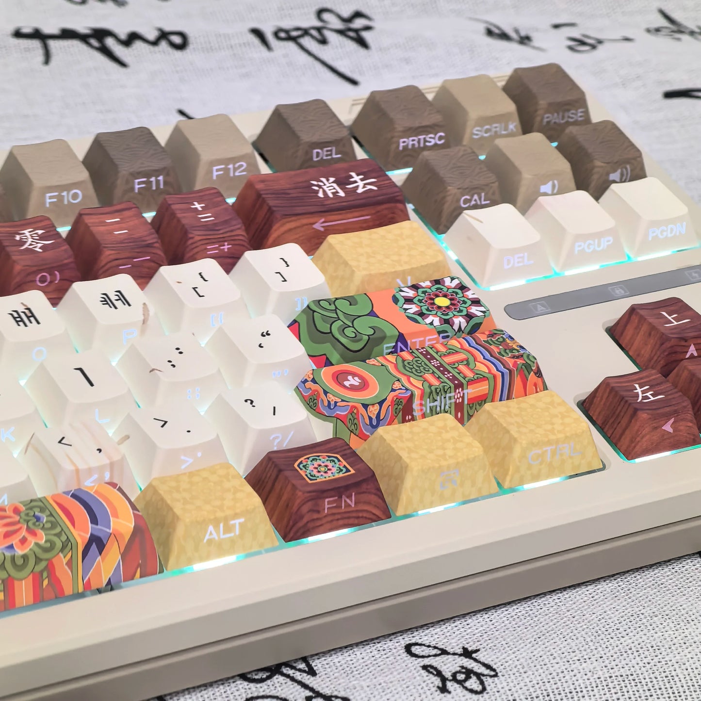 Chinese Ancient Architecture Theme Keycap - Keebookeys