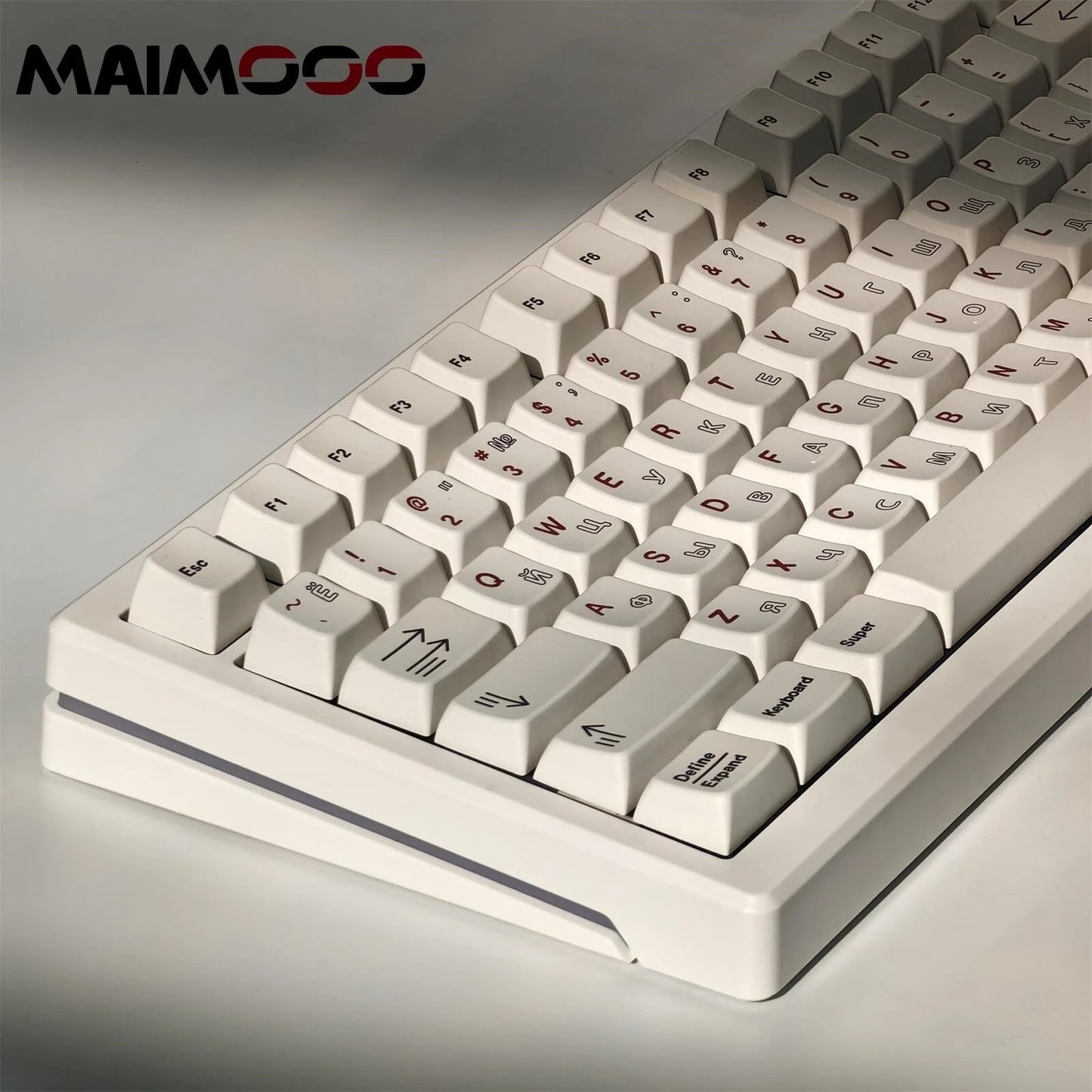 145 Keys Cherry Profile Material Texture Simple Theme Keycap - Keebookeys