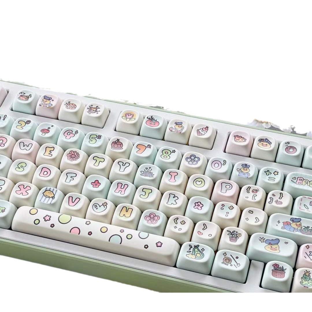 MOA Profile Fruit Duck Keycaps - Keebookeys