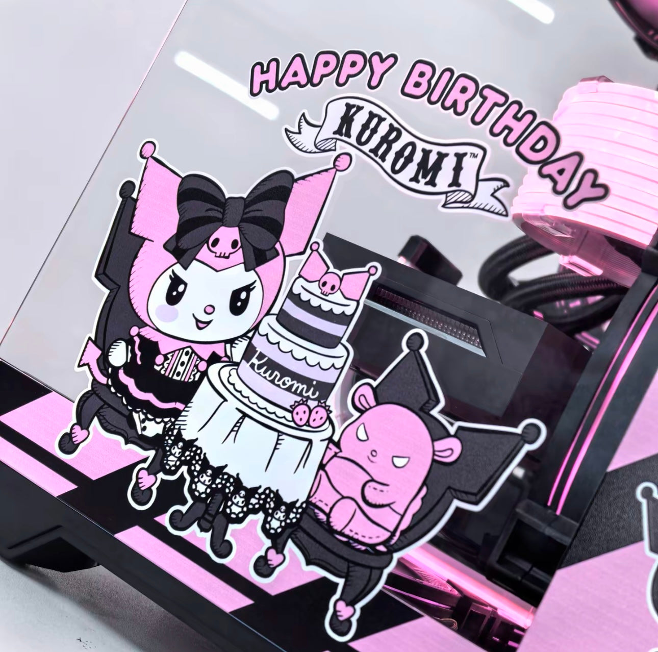 Pre order Kuromi mATX Pc Case - Keebookeys