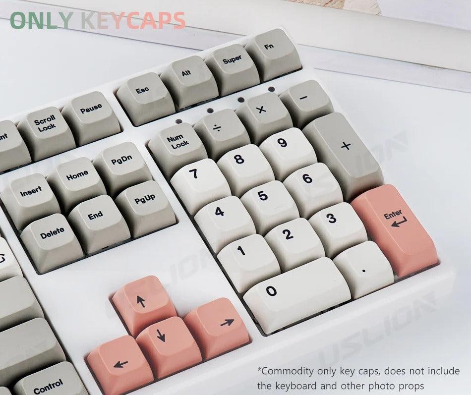 138 Keys Retro Cherry Profile Keycaps - Keebookeys
