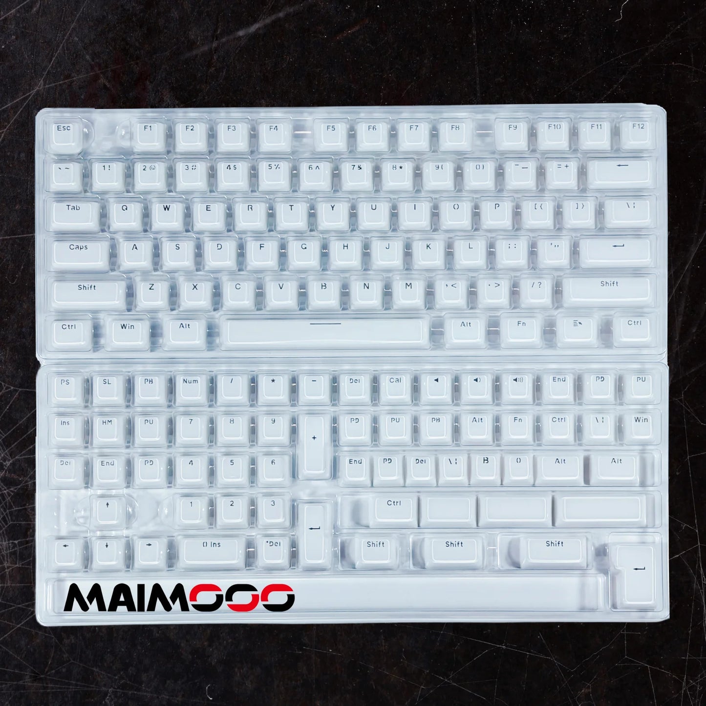 OEM Profile Jelly Theme PC+ABS Keycap Set - Keebookeys