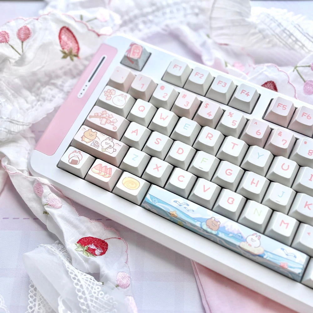 95 Keys Cherry Profile Sweet Zoo Series II PBT Keycaps - Keebookeys