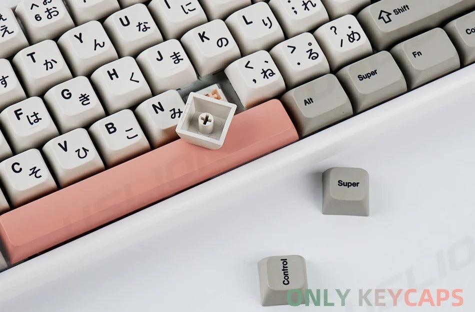 138 Keys Retro Cherry Profile Keycaps - Keebookeys
