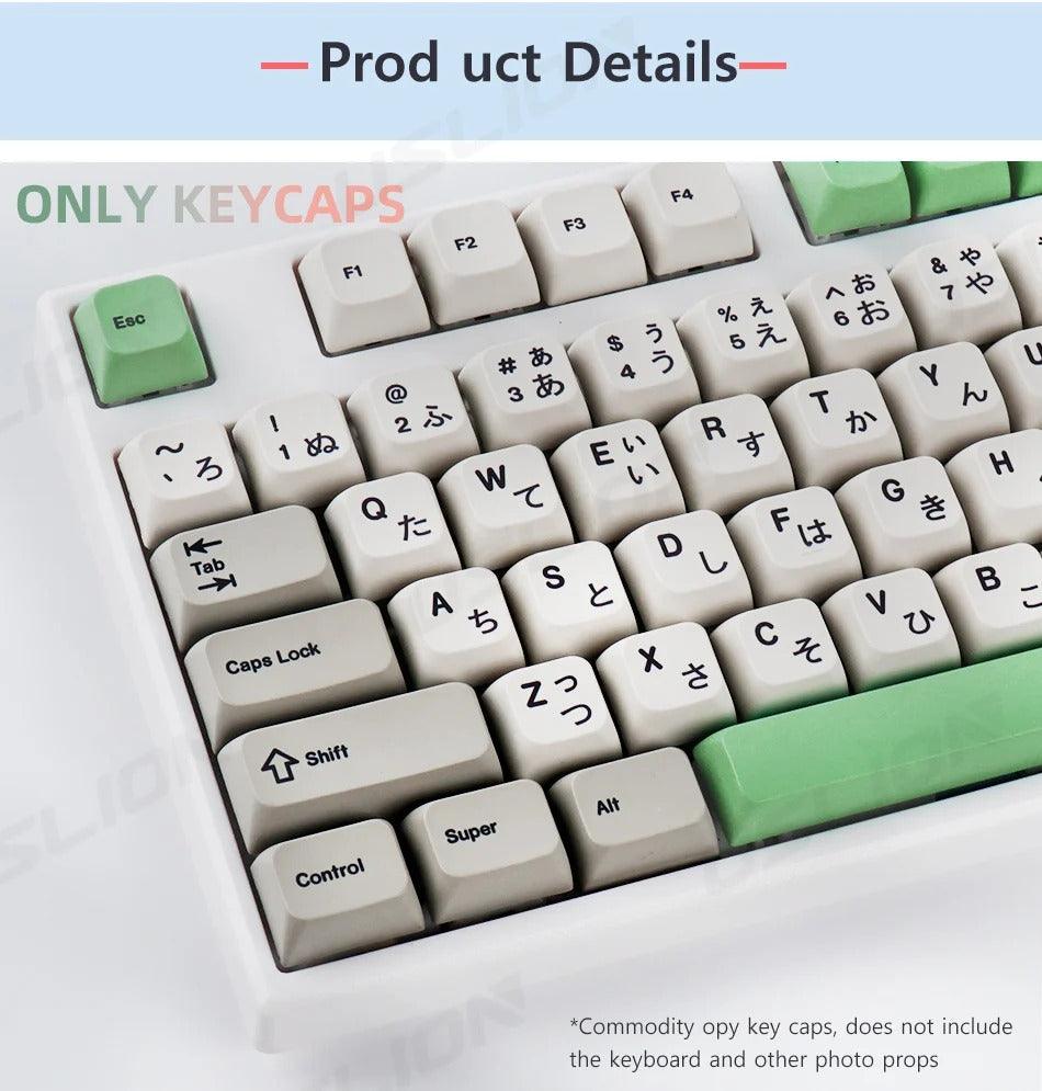138 Keys Retro Cherry Profile Keycaps - Keebookeys