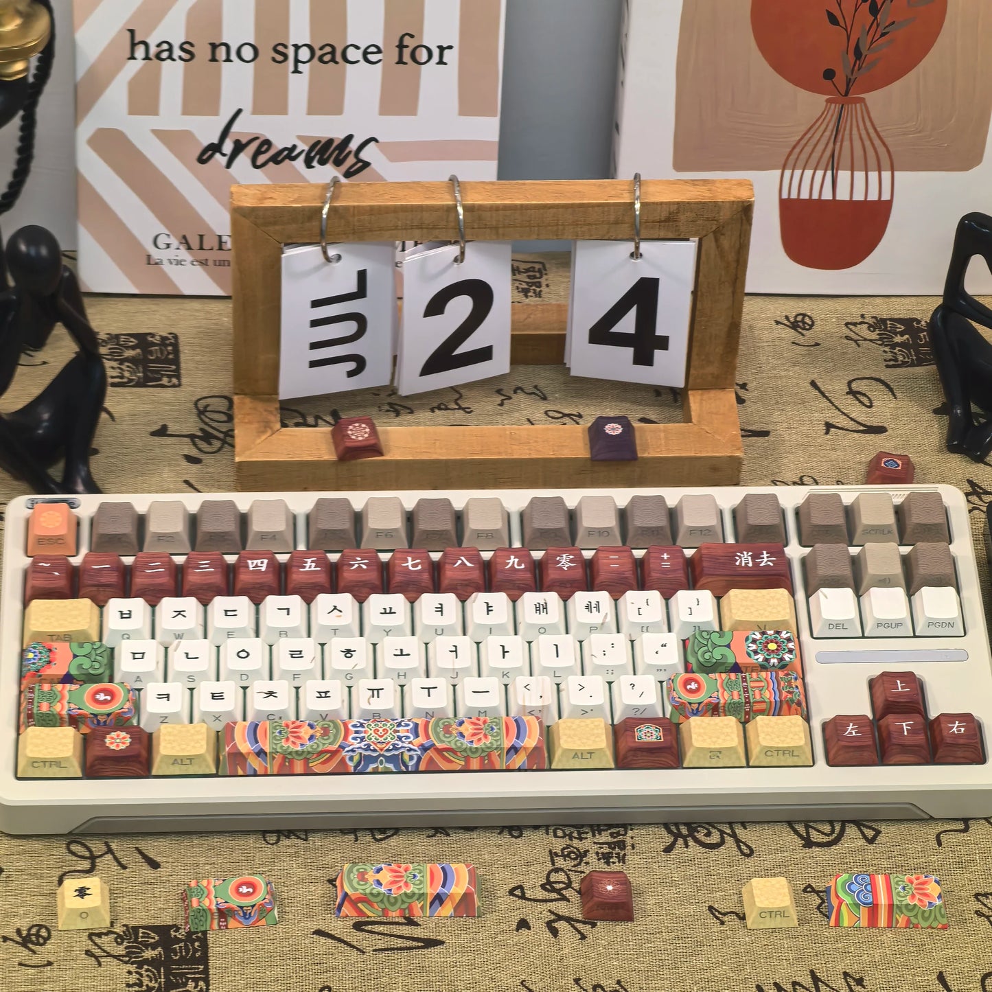 Chinese Ancient Architecture Theme Keycap - Keebookeys