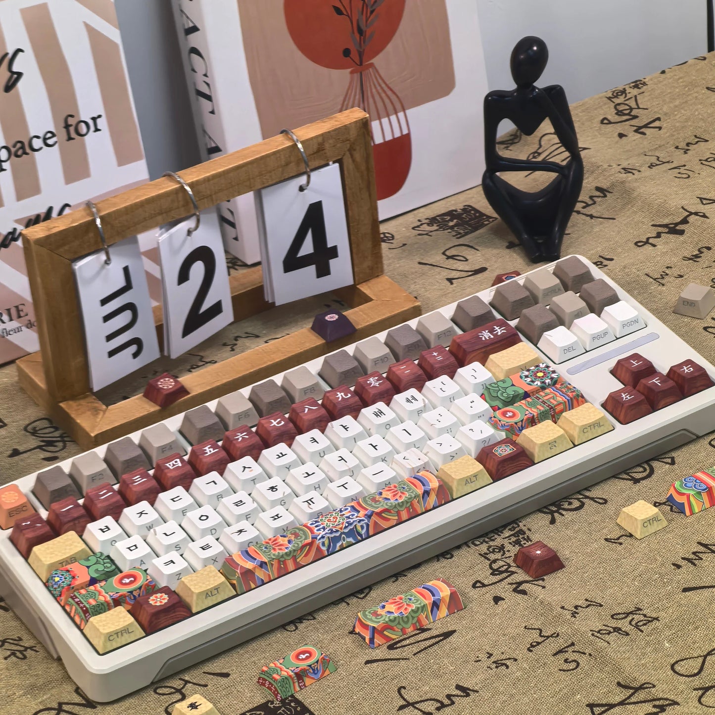 Chinese Ancient Architecture Theme Keycap - Keebookeys