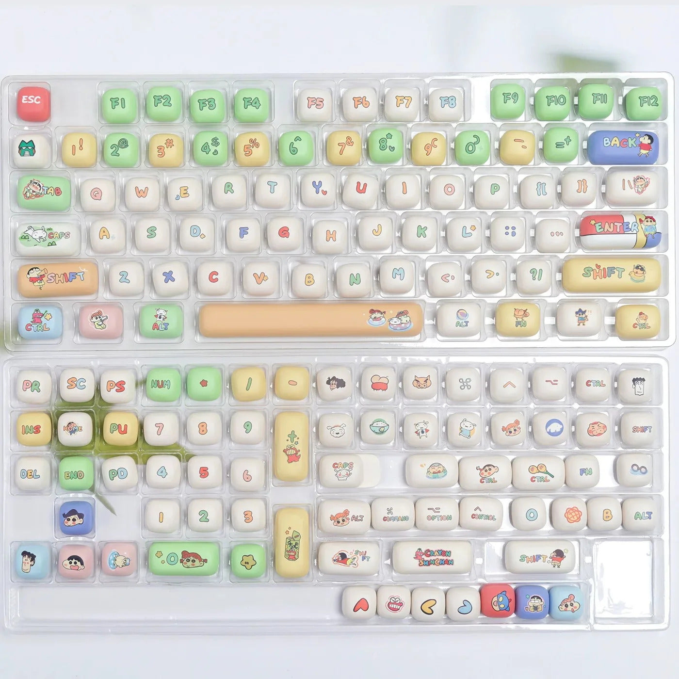 MOG/MOA Profile Crayon Kid Theme Keycaps - Keebookeys