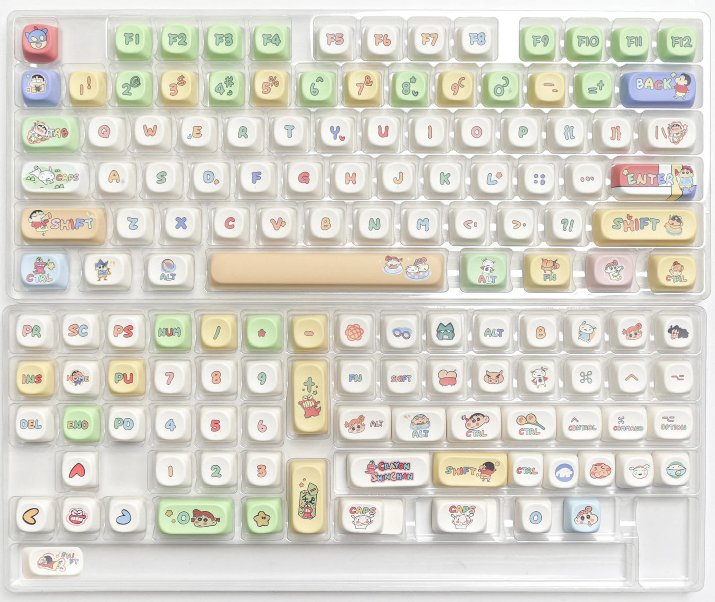 MOG/MOA Profile Crayon Kid Theme Keycaps - Keebookeys