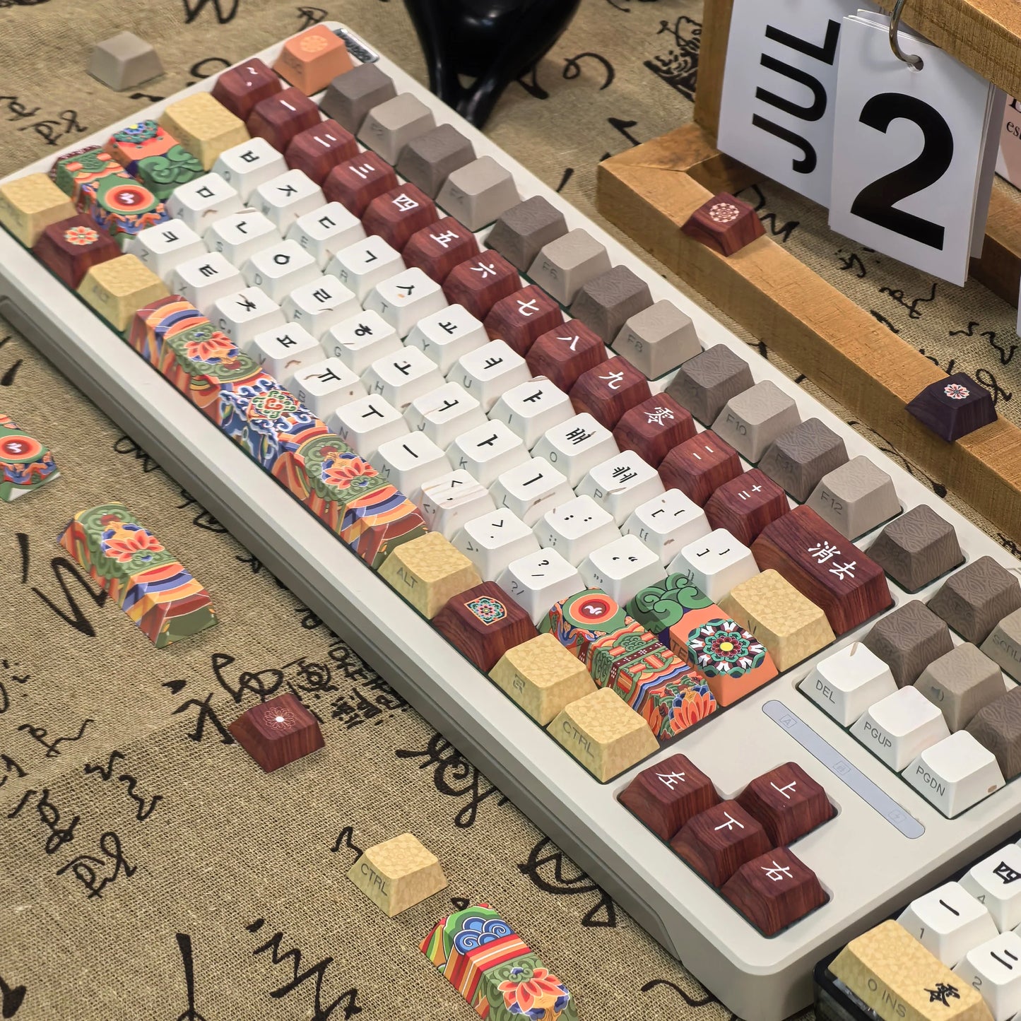 Chinese Ancient Architecture Theme Keycap - Keebookeys