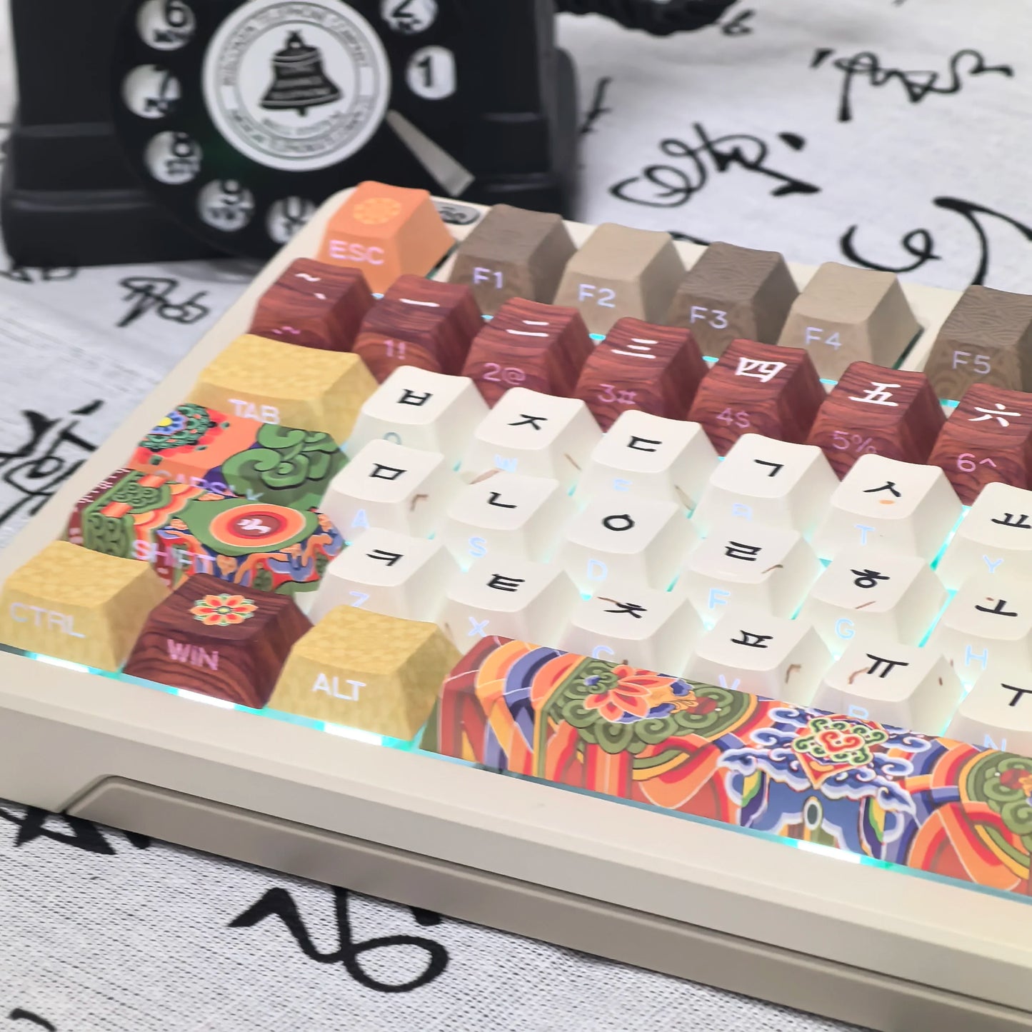 Chinese Ancient Architecture Theme Keycap - Keebookeys