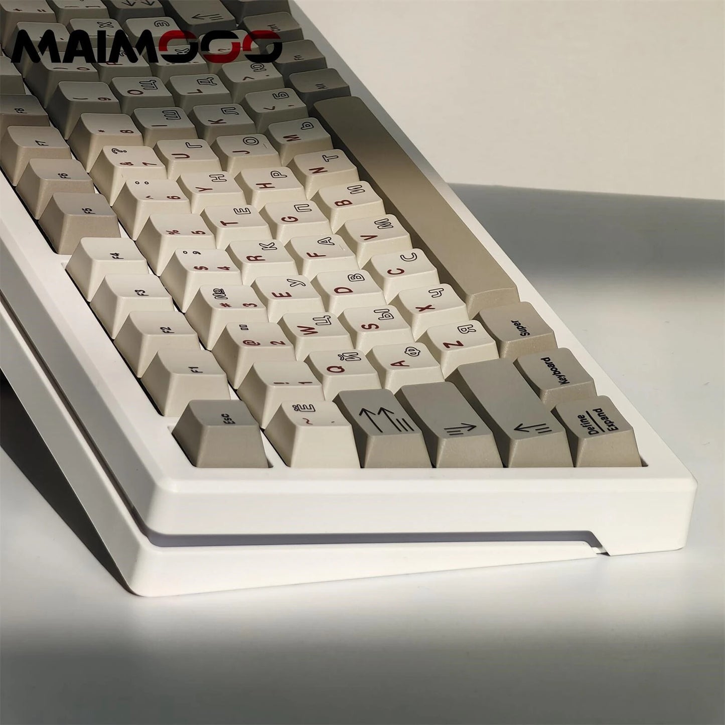 145 Keys Cherry Profile Material Texture Simple Theme Keycap - Keebookeys